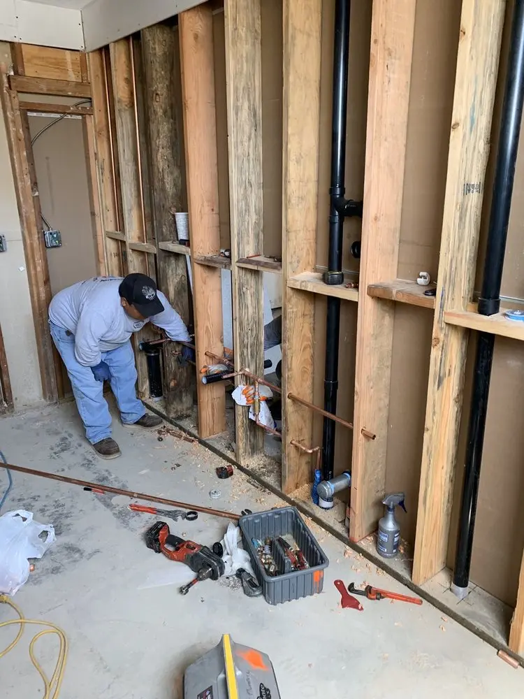 Commercial rough-in plumbing for Water Heater Replacement in Kiowa